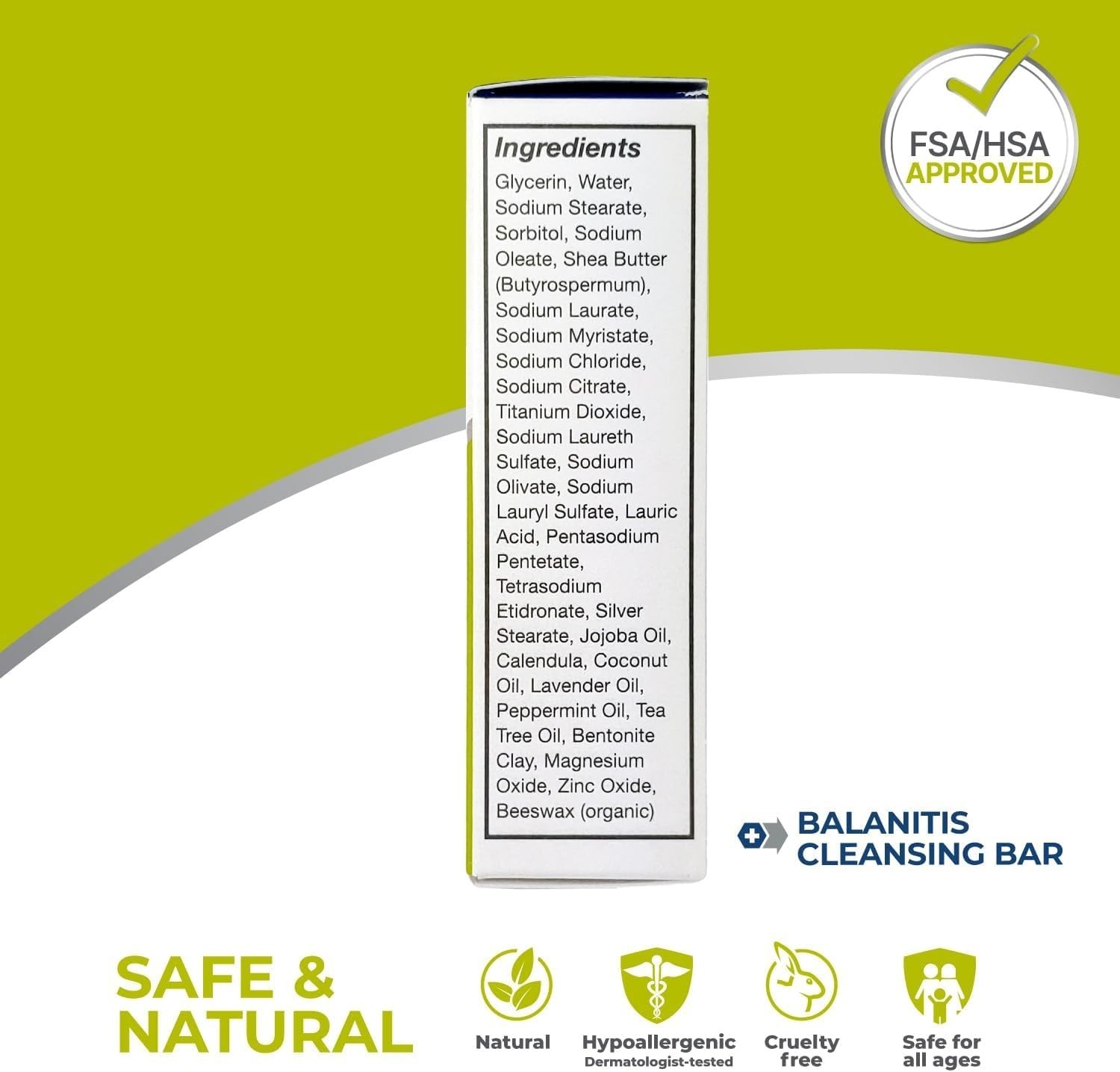 terrasil Balanitis Soap for Men, Soothing Care and Relief from Balanitis Symptom