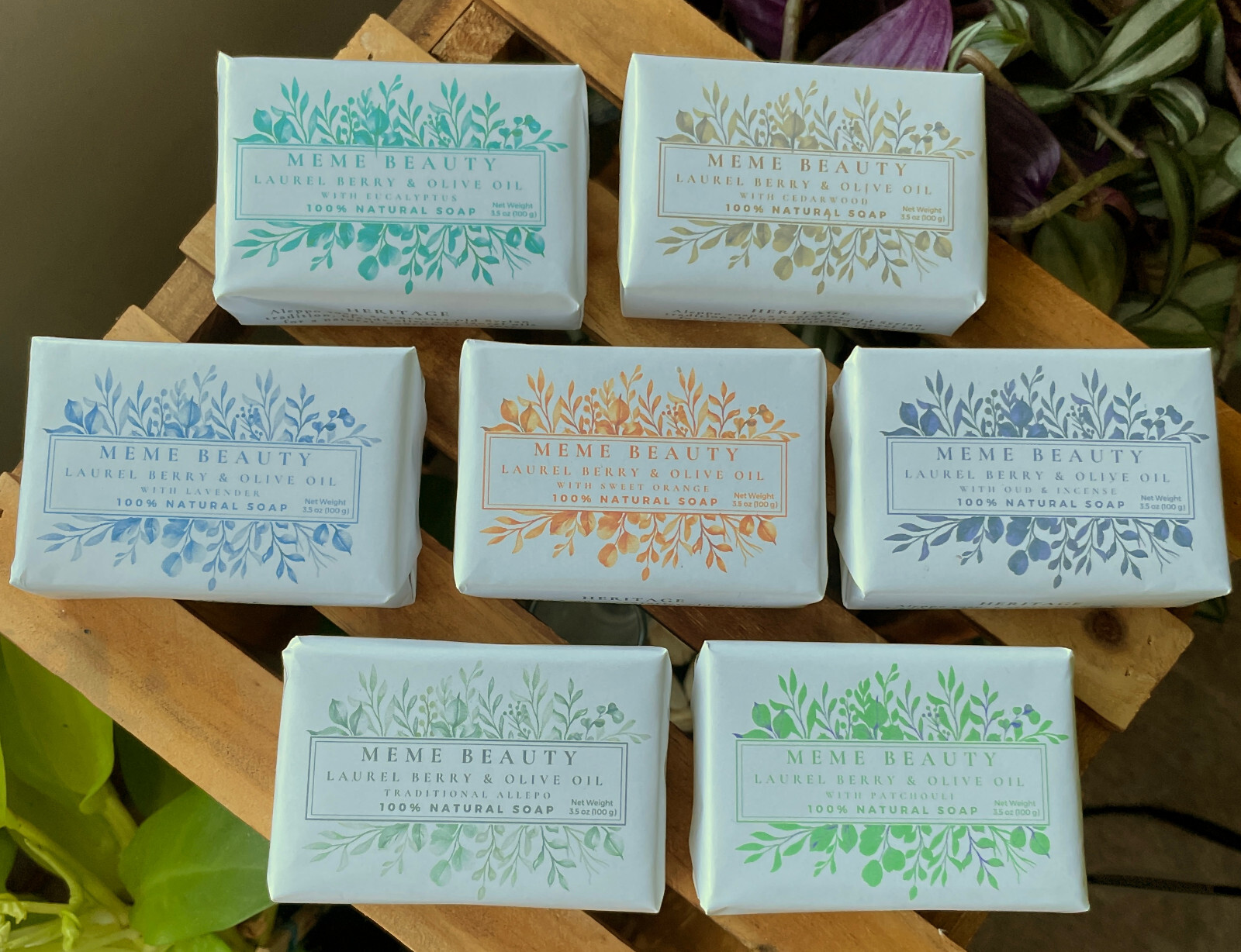 Alepo, Ghar, 30% Laurel Berry & Olive Oil, Variety Pack of 3 Soap: Essential Oil