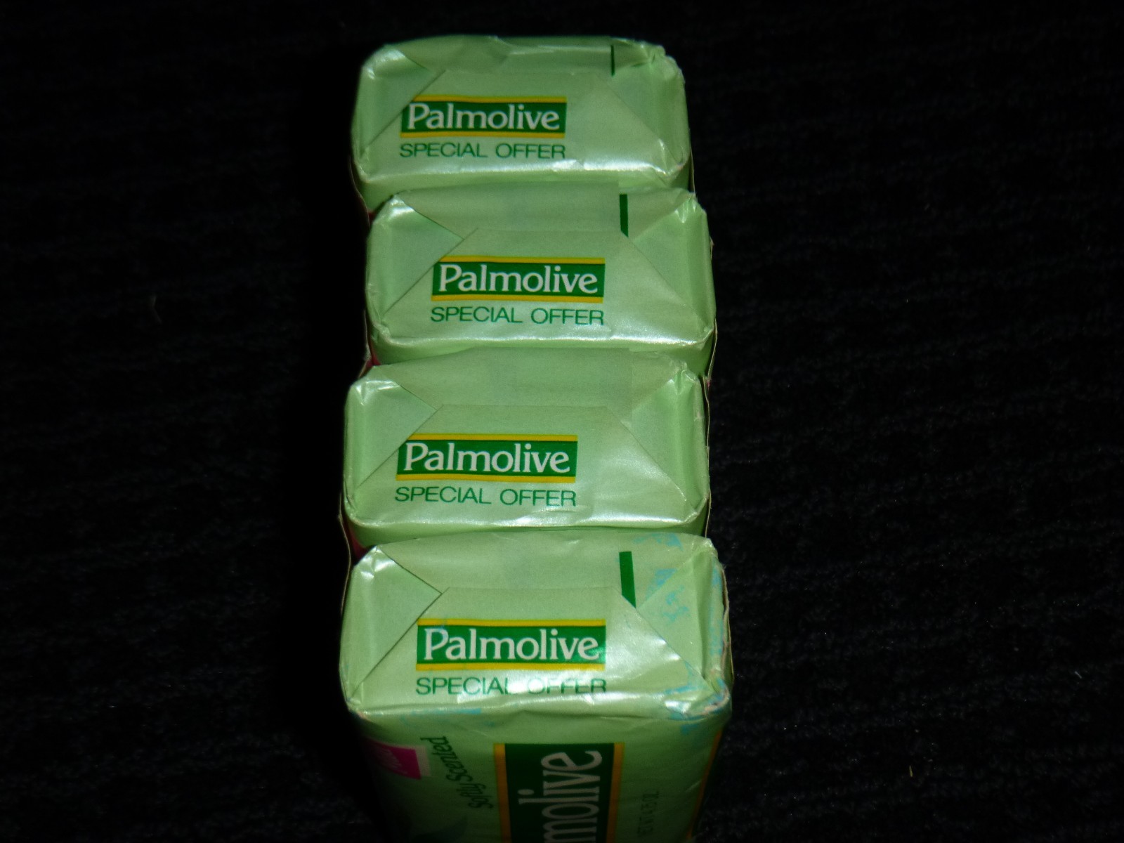 PK of 4 Bars Vtg 70s Palmolive Softly Scented Soap Made in USA