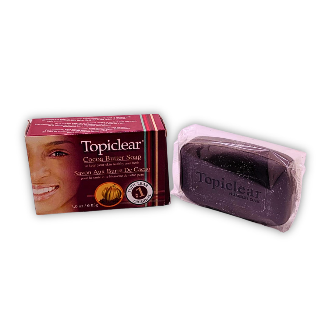 Topiclear Cocoa Butter Soap 3oz / 85g Original Formula Moisturizing Bar
