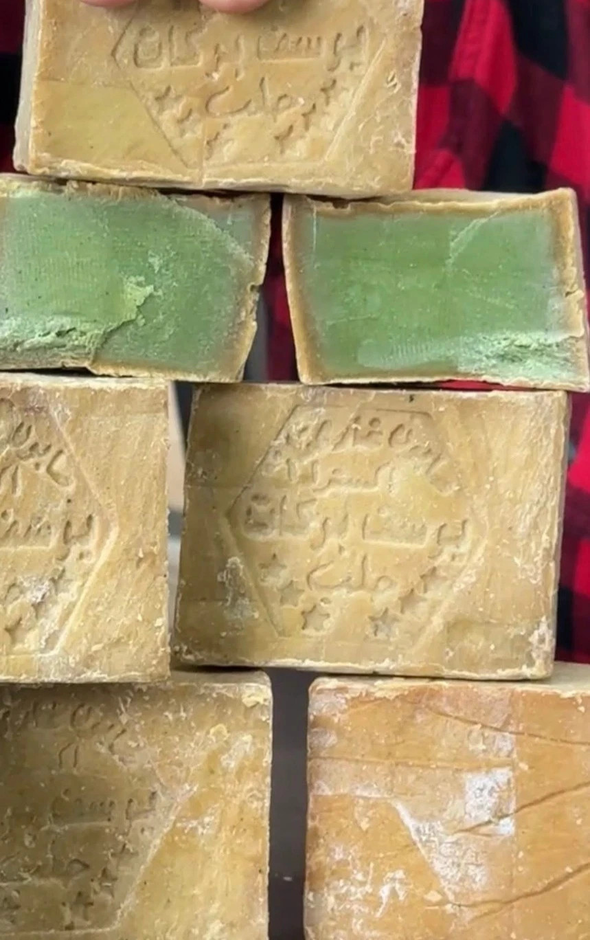 Laurel oil soap Olive Traditional Natural Aleppo-Ghar Best Vegan صابون غار حلبي