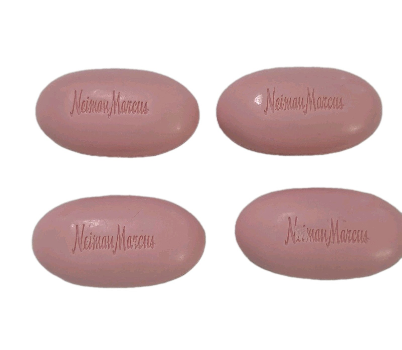 Vintage Neiman Marcus Rose Geranium Guest Soap Bar 3.25 oz Set Of 4