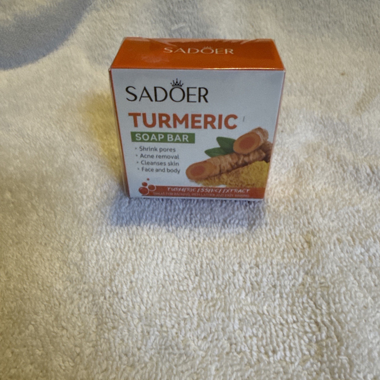 Sadoer Turmeric Soap Bar Brand New