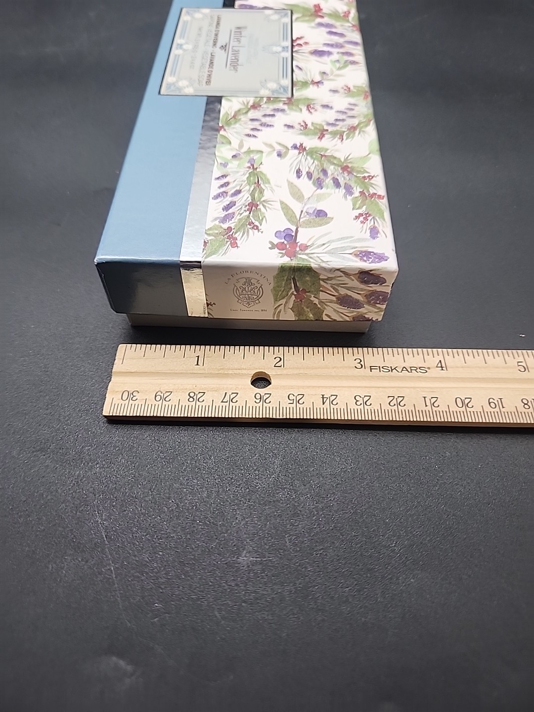 La Florentina Lavender Sculpted Soap Set Made in Italy 3x115g 4oz New NIB Sealed