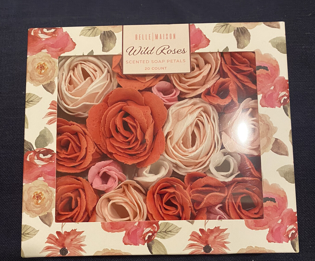 Belle Maison Wild Roses Scented Soap Petals