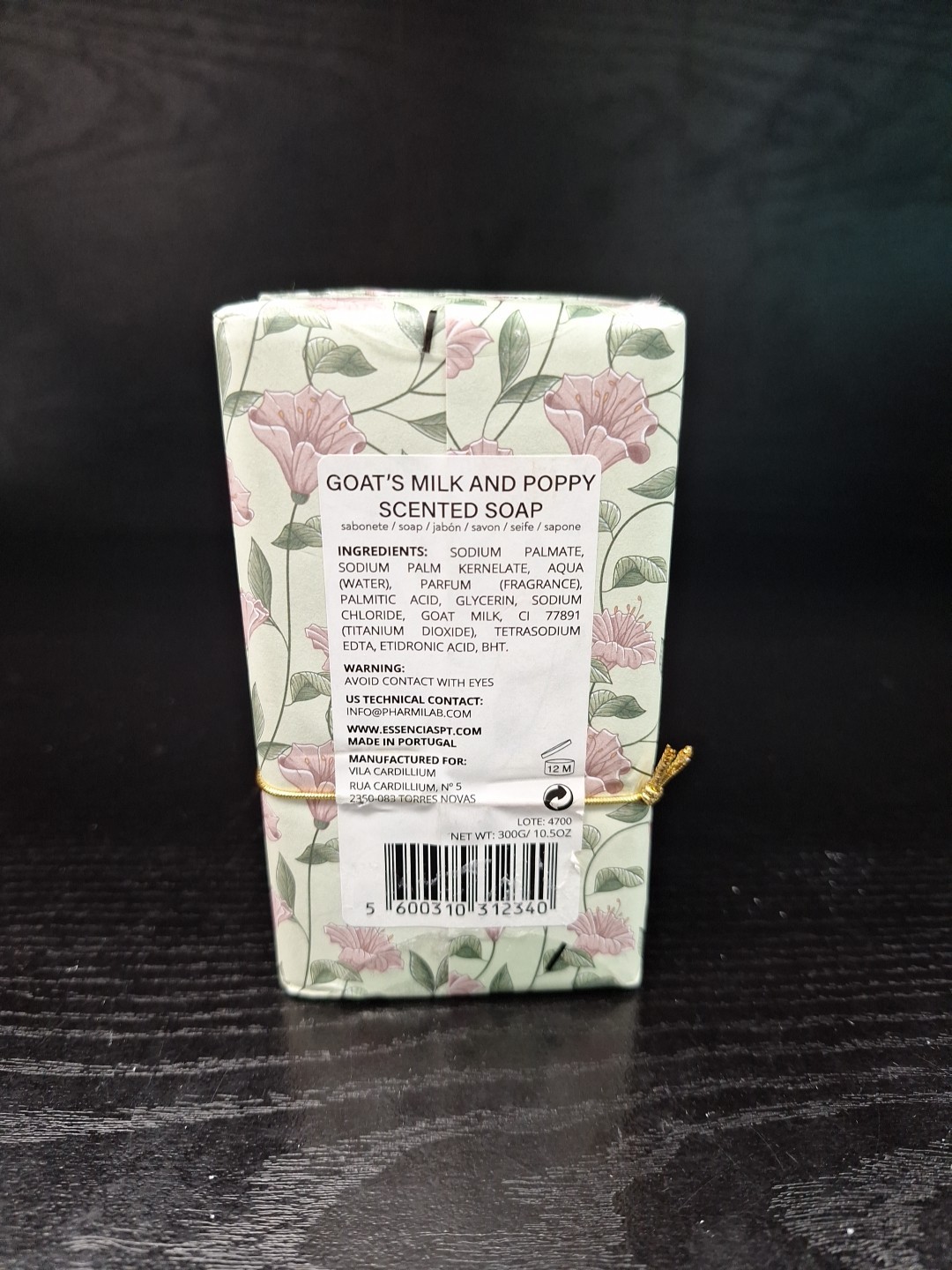 2-Pack Vila Cardillium Jasmine Women’s Bath Bar Soap Goat’s Milk 7oz Portuguese