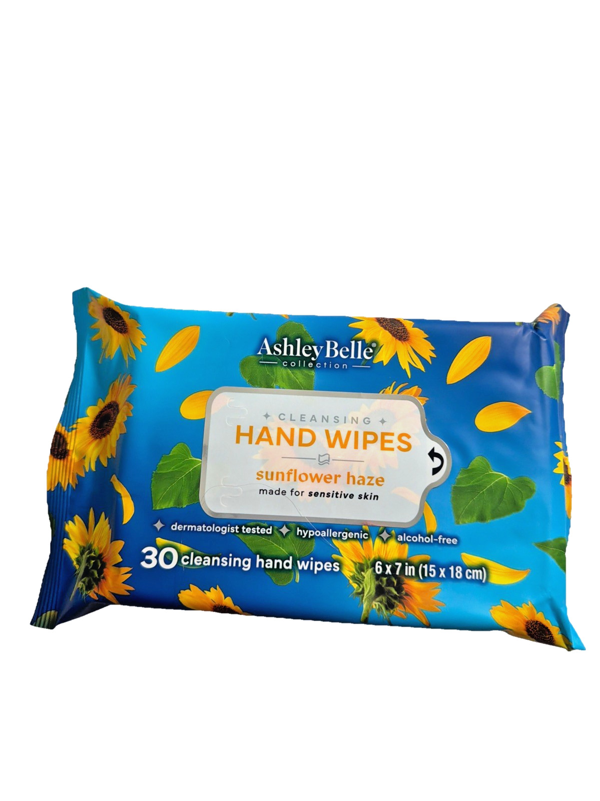 8 Ashley Belle Sunflower Haze Cleansing Hand Wipes 30ct SENSITIVE SKIN 240 Wipes