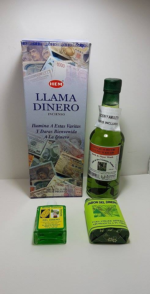 DESPOJO KIT COMPLETO BAÑO PARA ATRAER EL DINERO Y SUERTE INSTRUCCIONES INCLUDASI