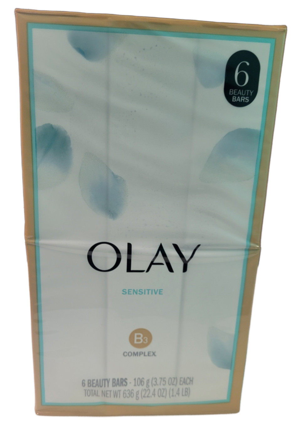 Olay Sensitive Skin Beauty Bar Soap with B3 3.75oz Each New 6 Bars Total HTF