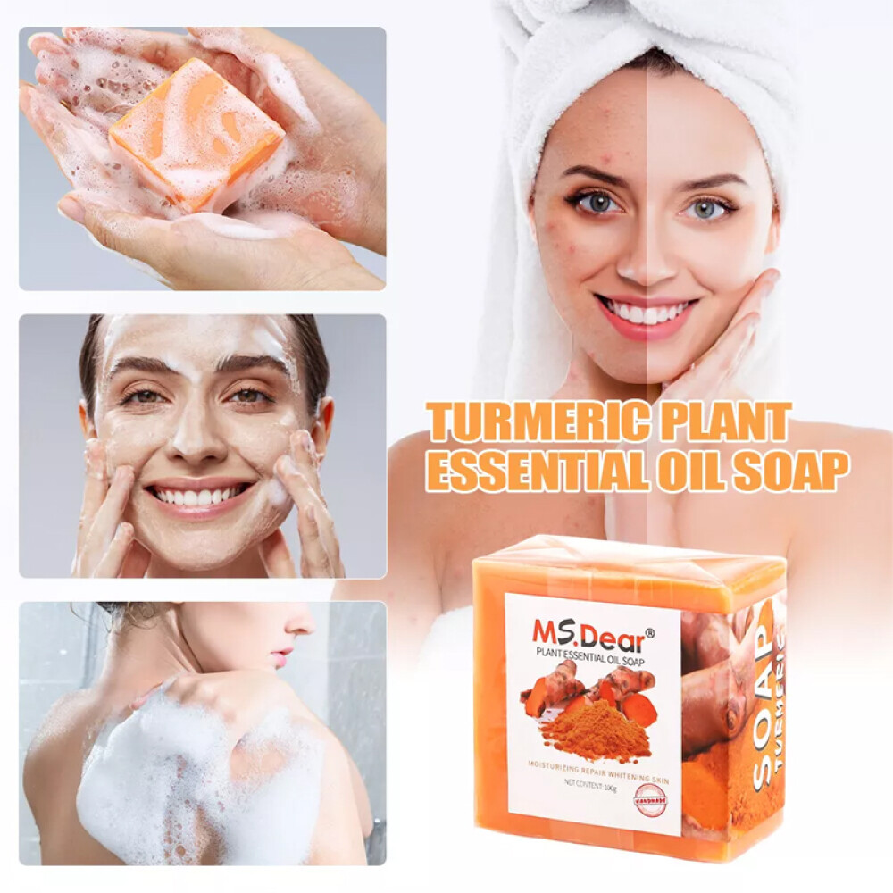 20X Tumeric Soap Skin Whitening Dark Spots lightening Acne Brightening Turmeric