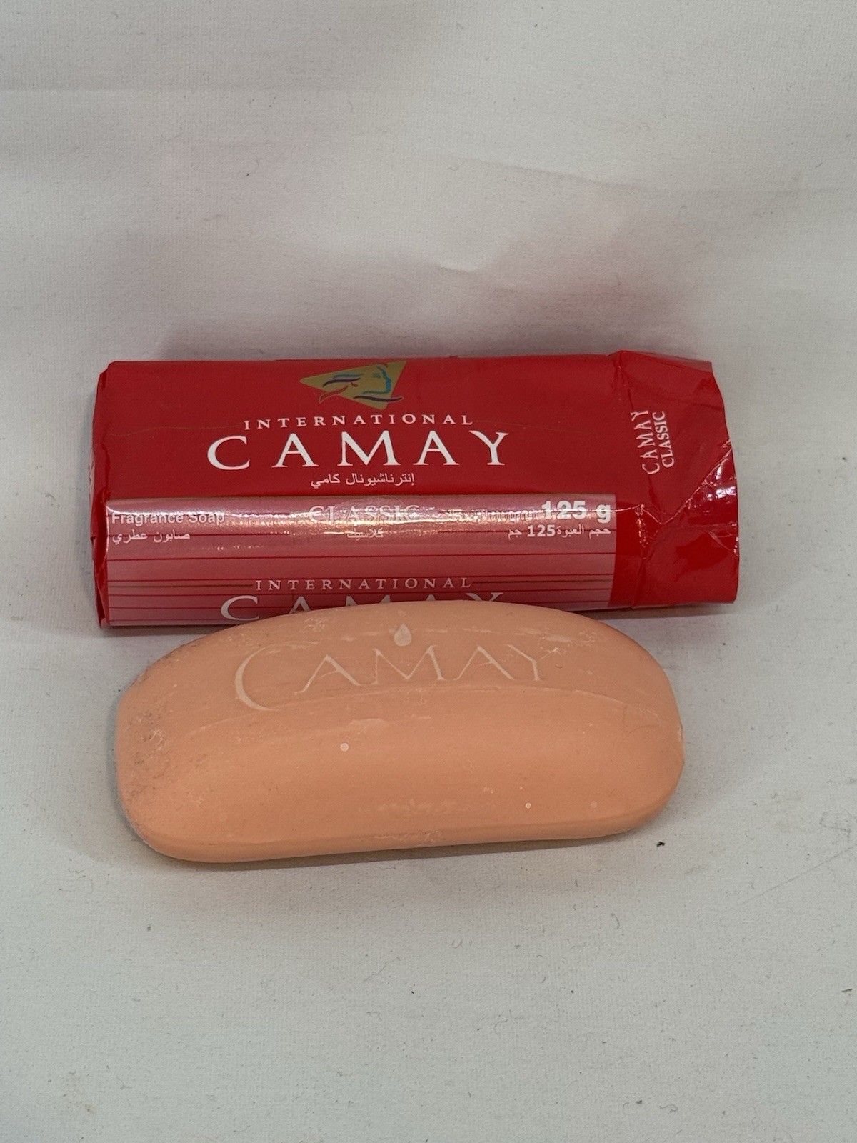 Camay Classic Body Wash Bar Soap with Rose Essence 4.98 oz. Open Package