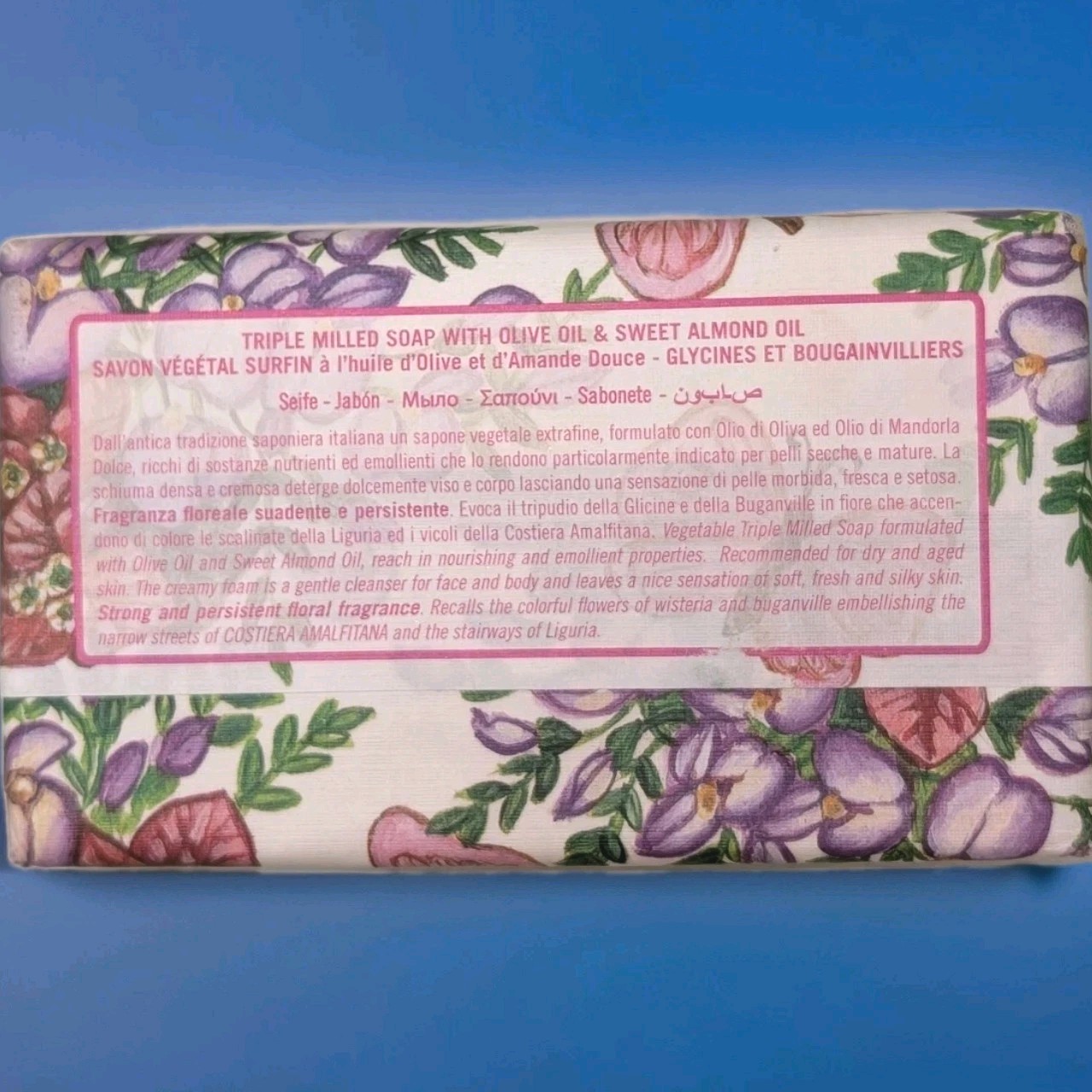 *LUXURY SOAP* Asquith & Somerset Iteritalia 3x Milled Rose Wisteria (4 Bar Lot)