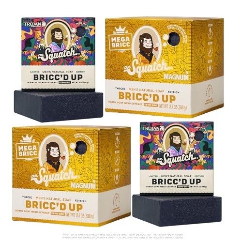 Natural Men’s Bar Soap – Limited Edition Gift Set – Cold Process Soap 4-Pack