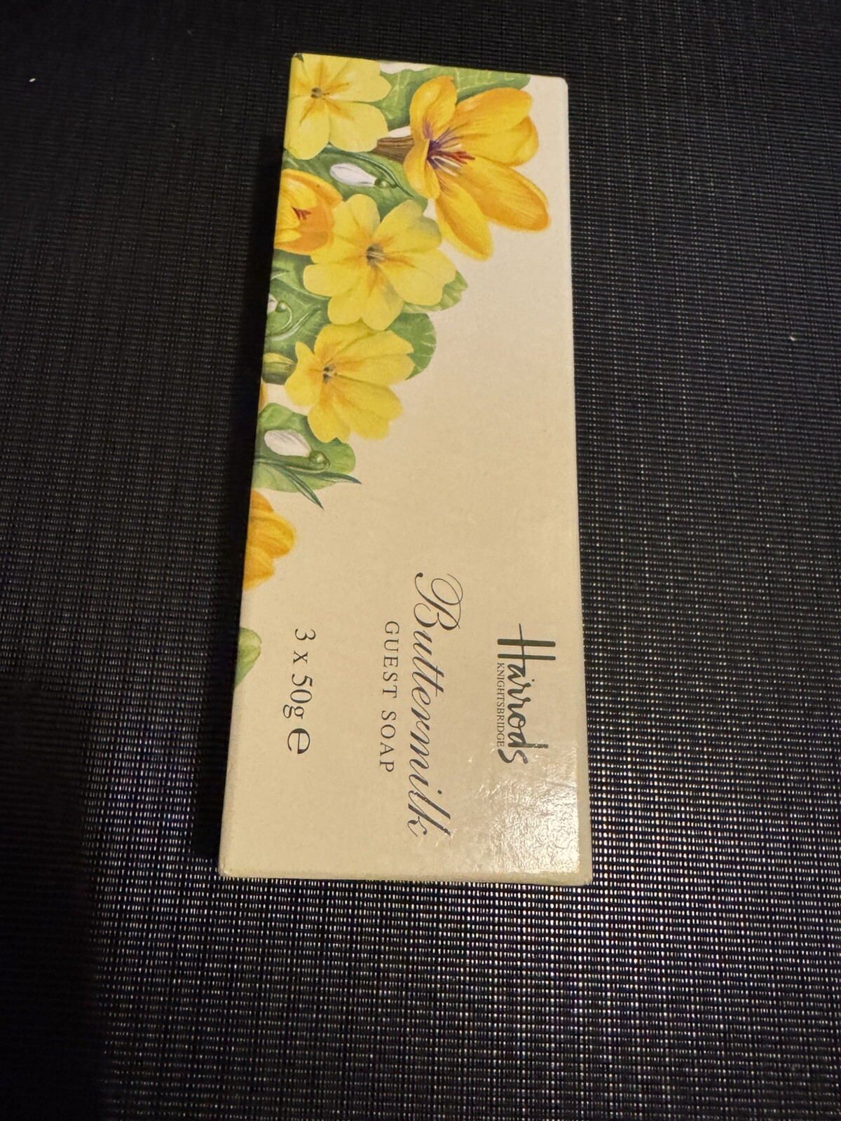 New Harrods Buttermilk Bath Guest Soap 3 Finely Milled Soaps Box Harrod’s