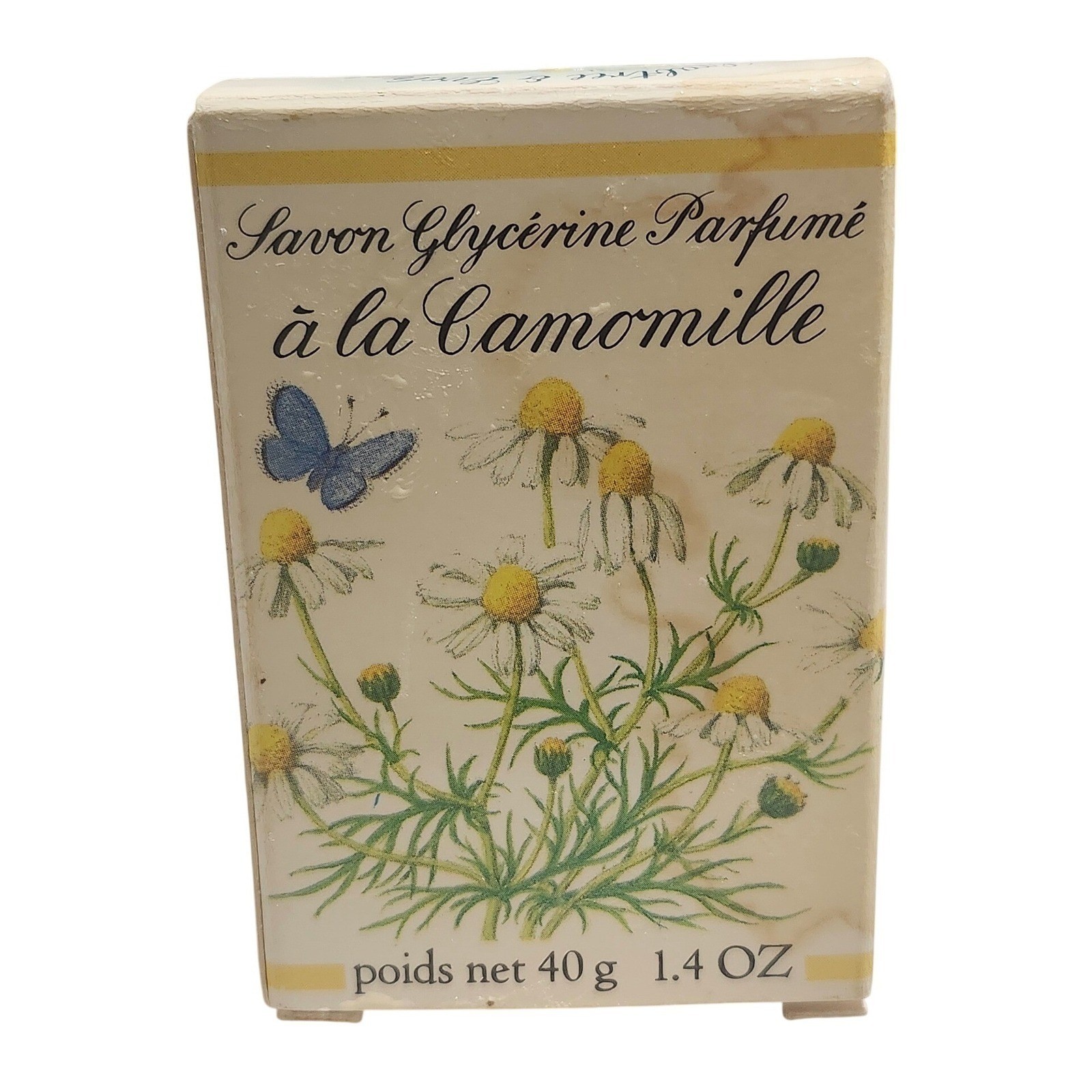 Crabtree & Evelyn Camomile Glycerin Soap Bar Vintage London 40g 1.4oz Savon New