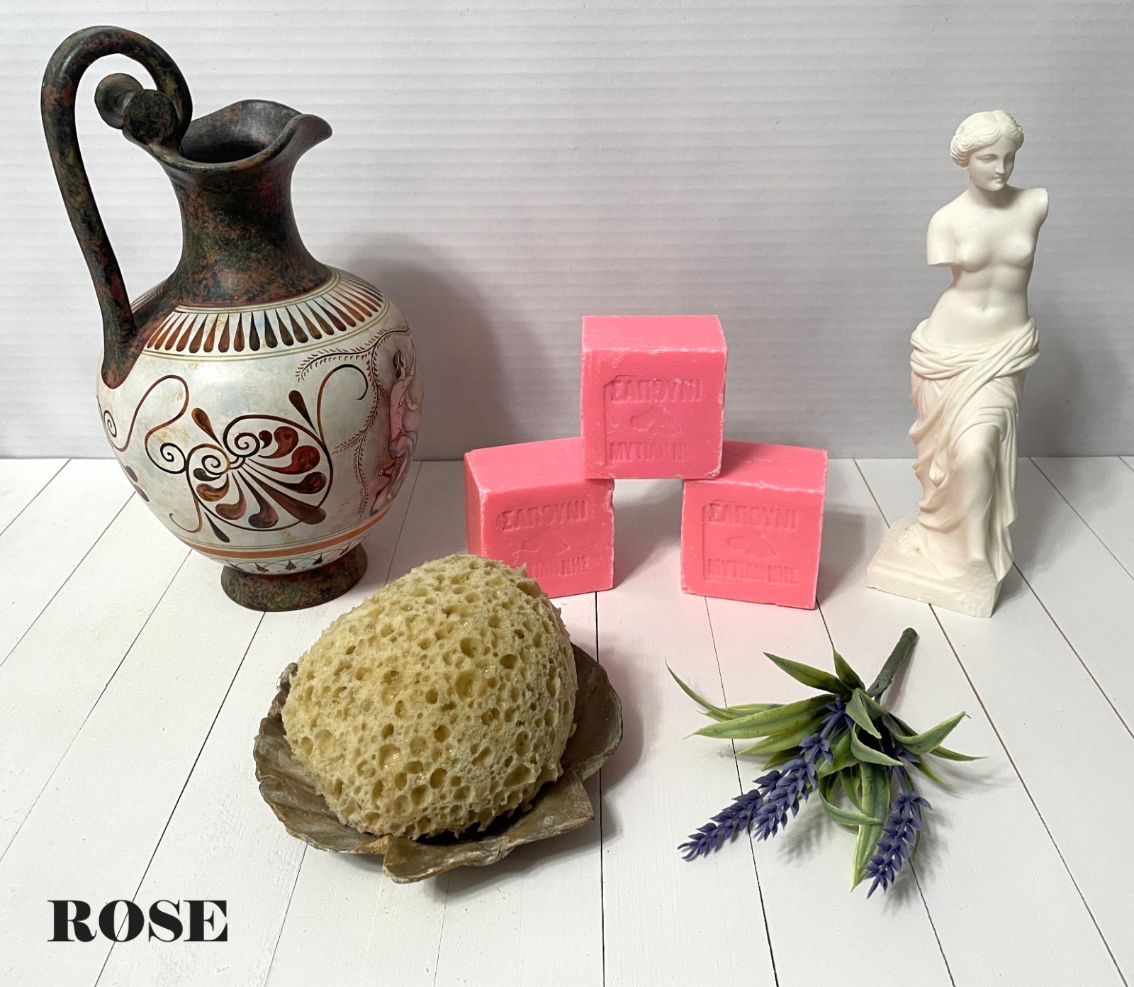 Greek Olive Oil Scented Soaps from Mytilene, Greece, 250 Gram Bars, S3