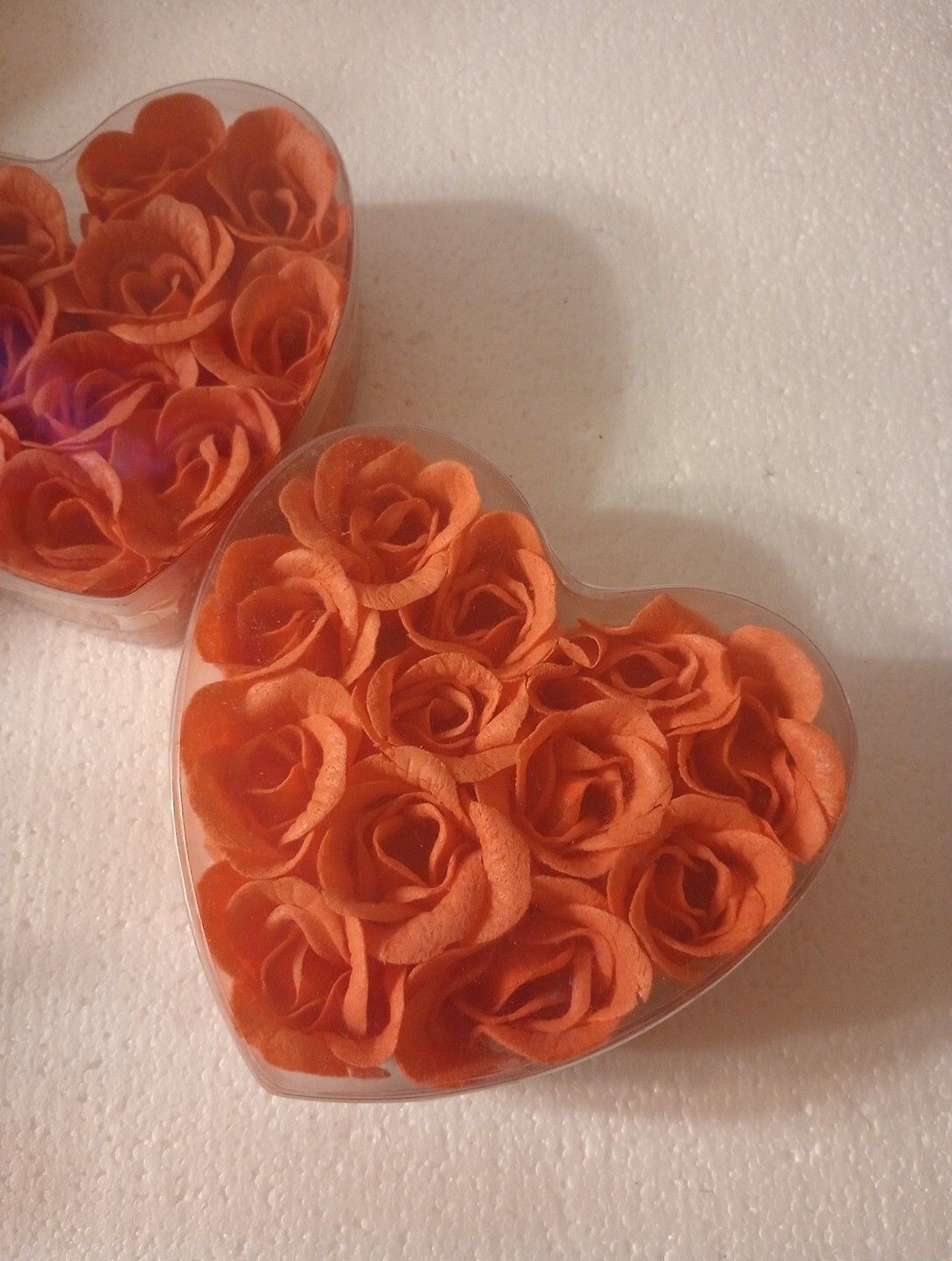 Vintage Rose Shaped Bath Soaps
