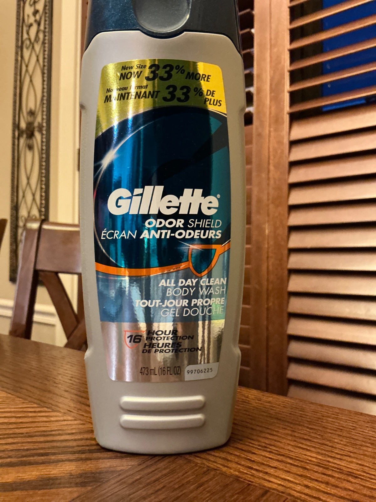 Gillette Body Wash Discontinued 16 oz All Day Clean Body Wash NEW