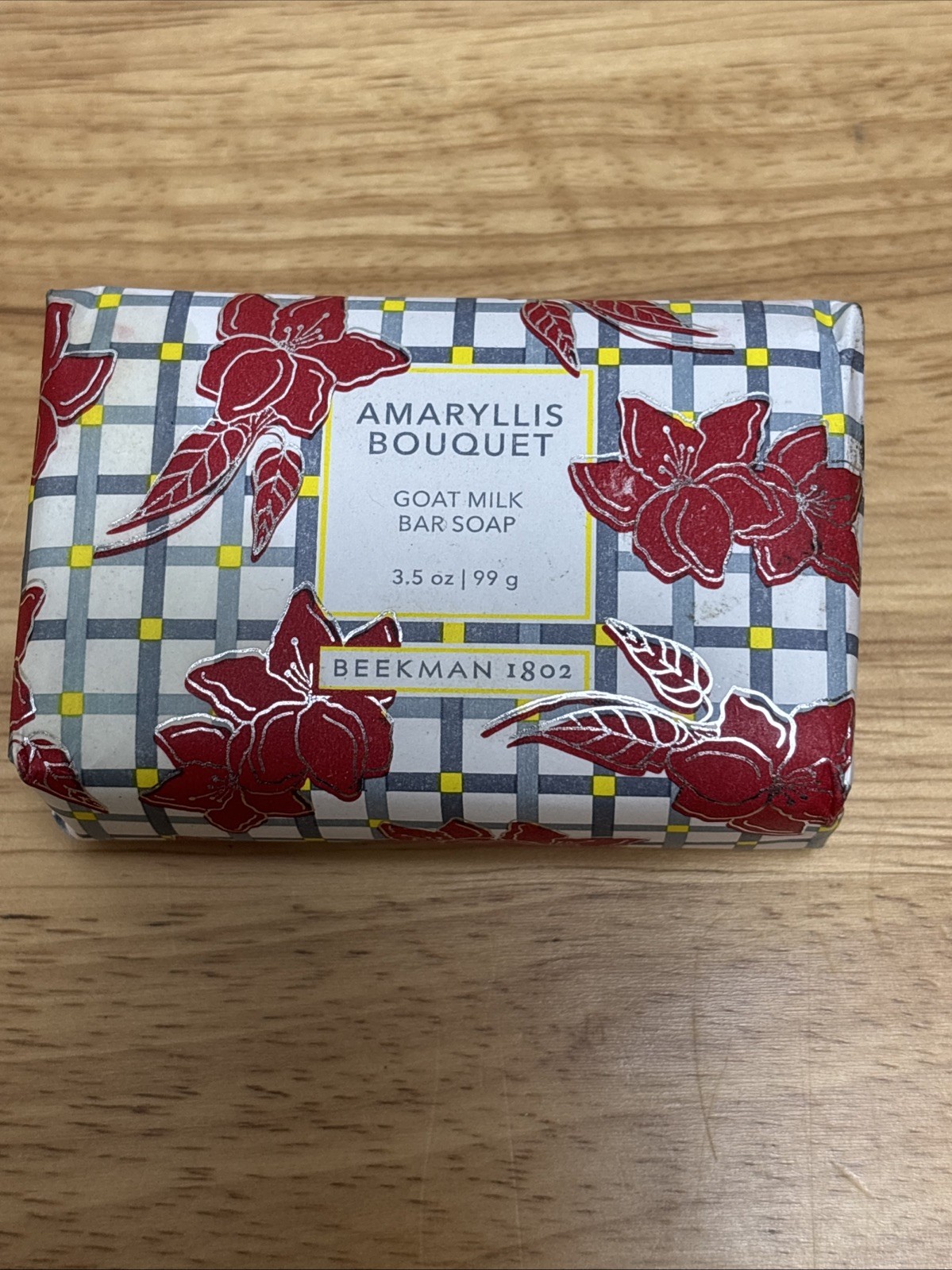 Beekman 1802 Amaryllis Bouquet Goat Milk Bar Soap 3.5 oz Cruelty-Free