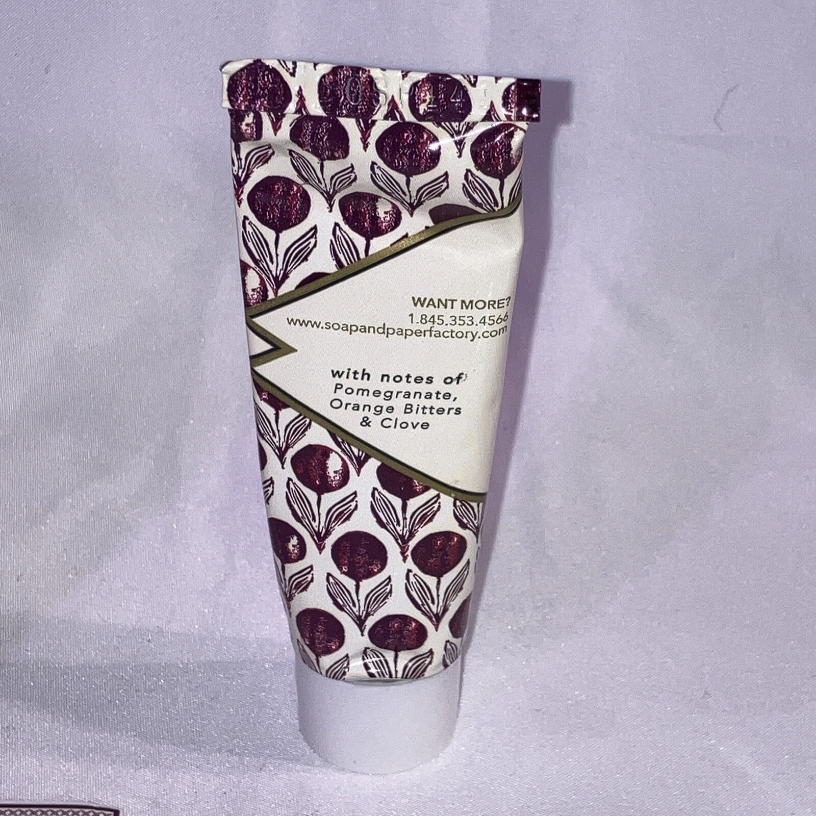 Soap&Paper Factory Set Of 1-Soap 5oz &1-Hand Cream Orange Bitter pomegran .
