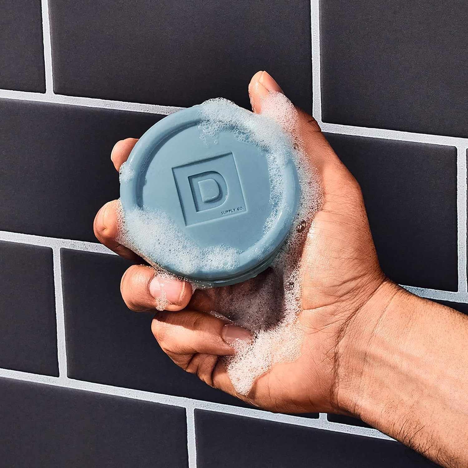 Triple-Milled 5 oz Men’s Bar Soap with Midnight Swim Scent – Ergonomic Design