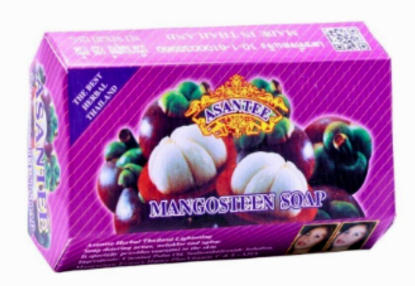 Asantee soap mangosteen honey herbal thai vitamin skin face bars bacteria /125g.