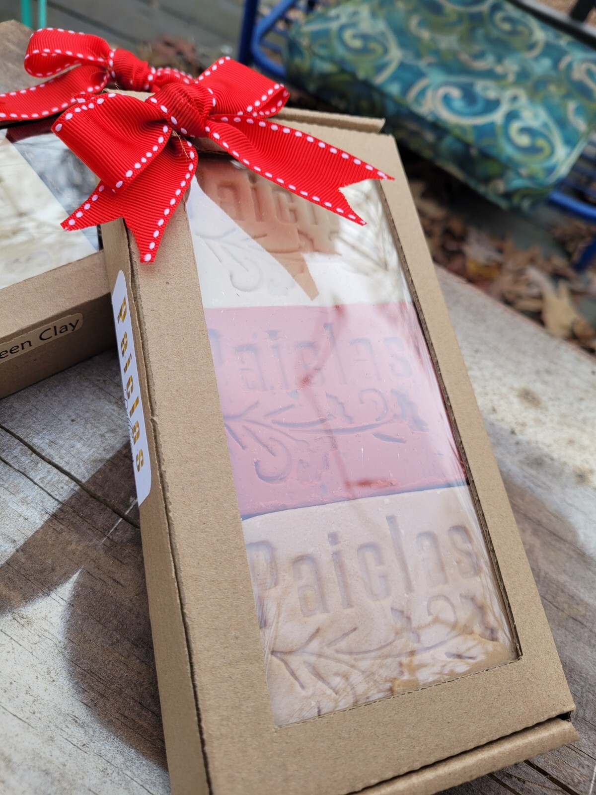 Handmade natural soap 3 bars assorted essential oils. A gift from God