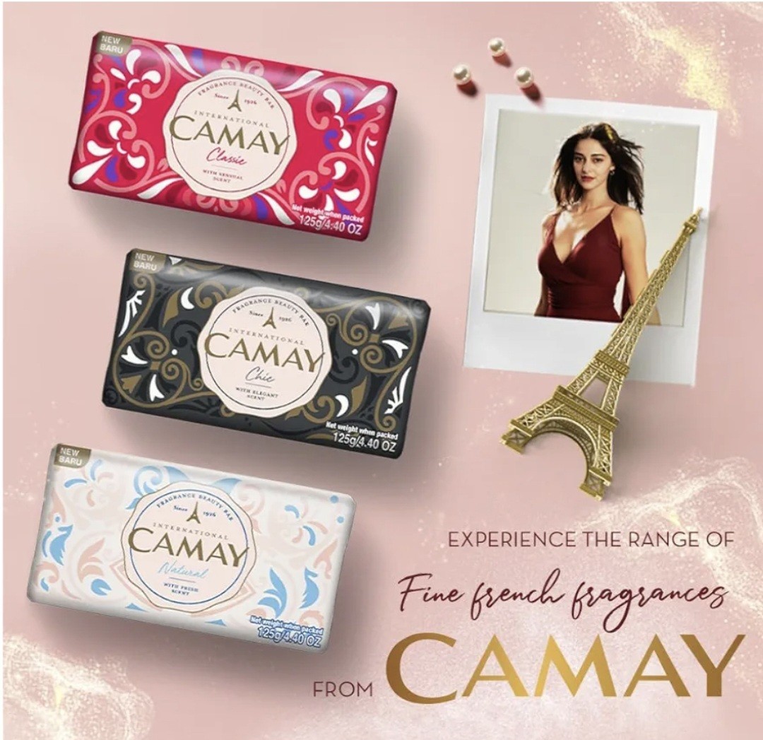 ❤️ CAMAY ❤️ (3-BARS) 4.40 Oz 🥀🫧 ●CLASSIC● 🌹🫧 With •Sensual Scent Bars 🫧.