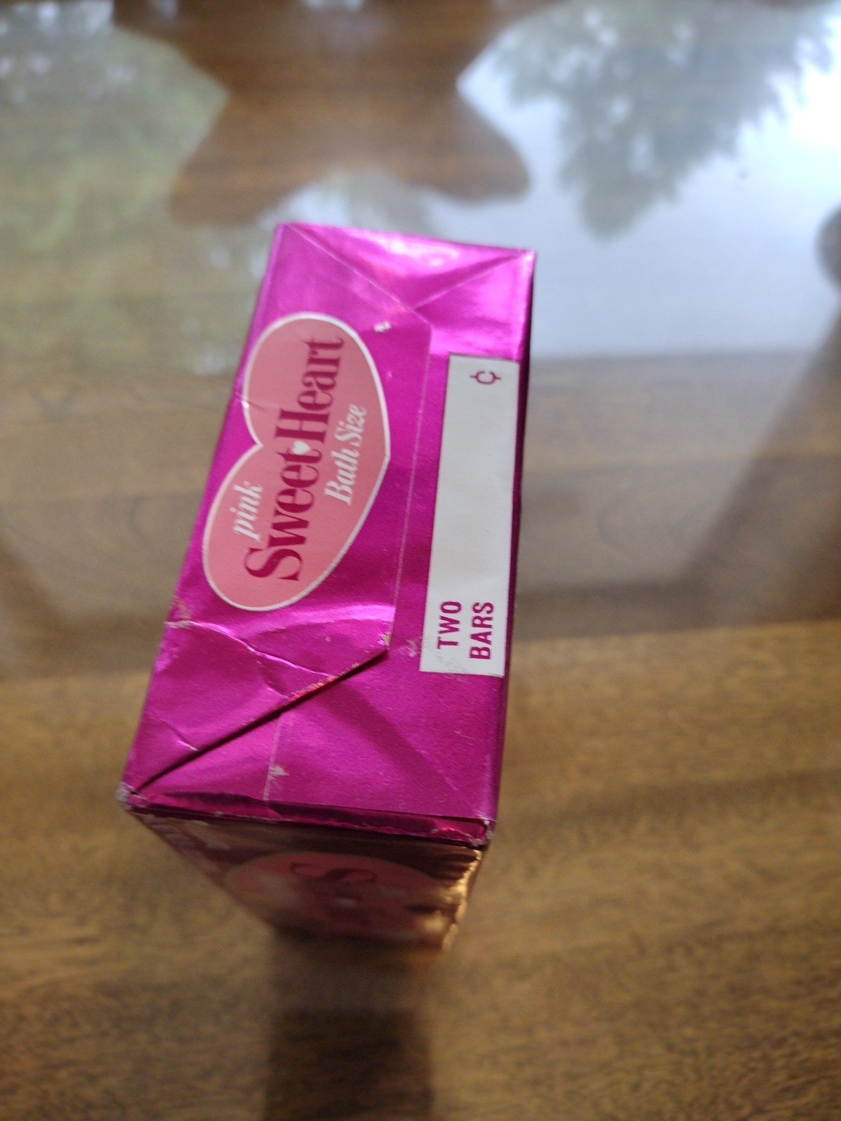 Vintage Sweet Heart Beauty Soap Pink 2 pack NOS Purex – Full Size Great Props