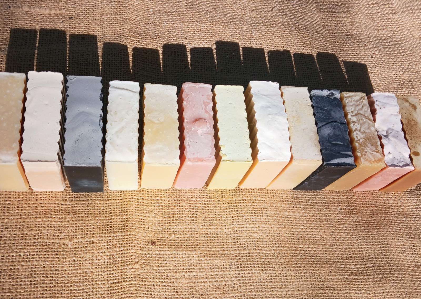 Complete Soap Set. Set of 14 Bars. Essential Oil. All Natural. Vegan. Gift Set.