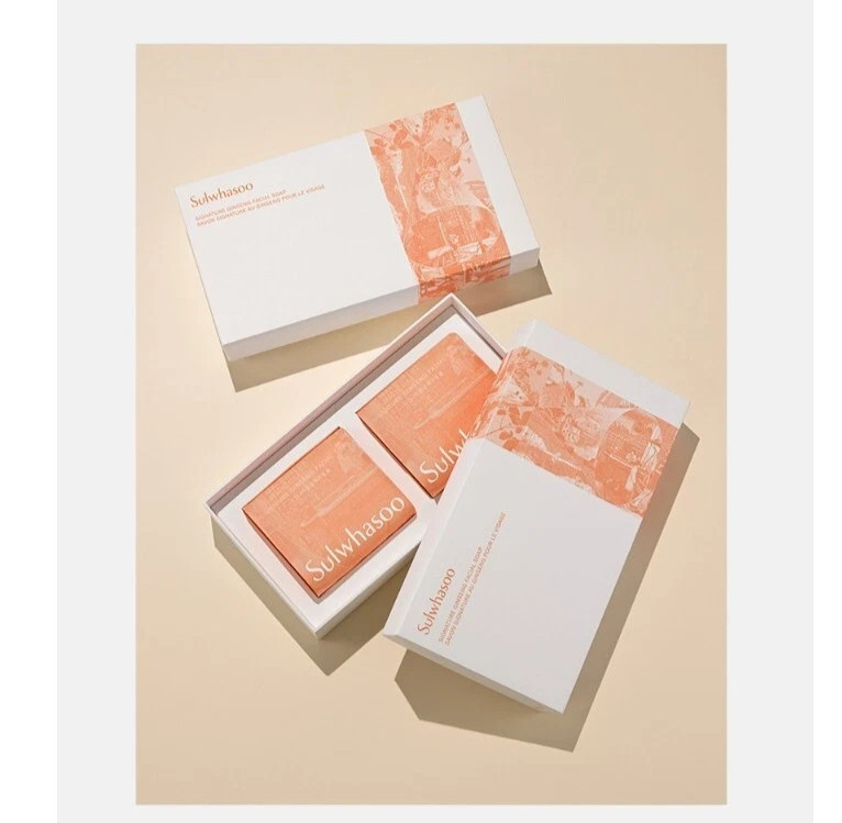 Sulwhasoo Signature Ginseng Facial Soap 120g x 2ea Soothing Creamy / FAST & SAFE