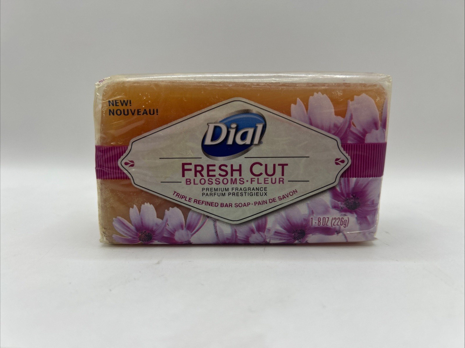 Dial Fresh Cut Blossoms Triple Refined Bar Soap 8 oz Discontinued