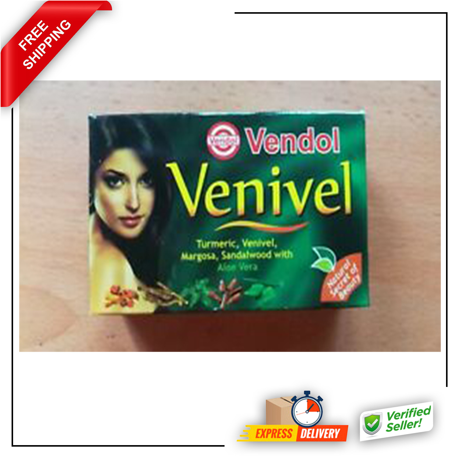 VENDOL VENIVEL SOAP Herbal Ayurvedic Beauty Care Soap 80g – NATURAL Soaps Ceylon