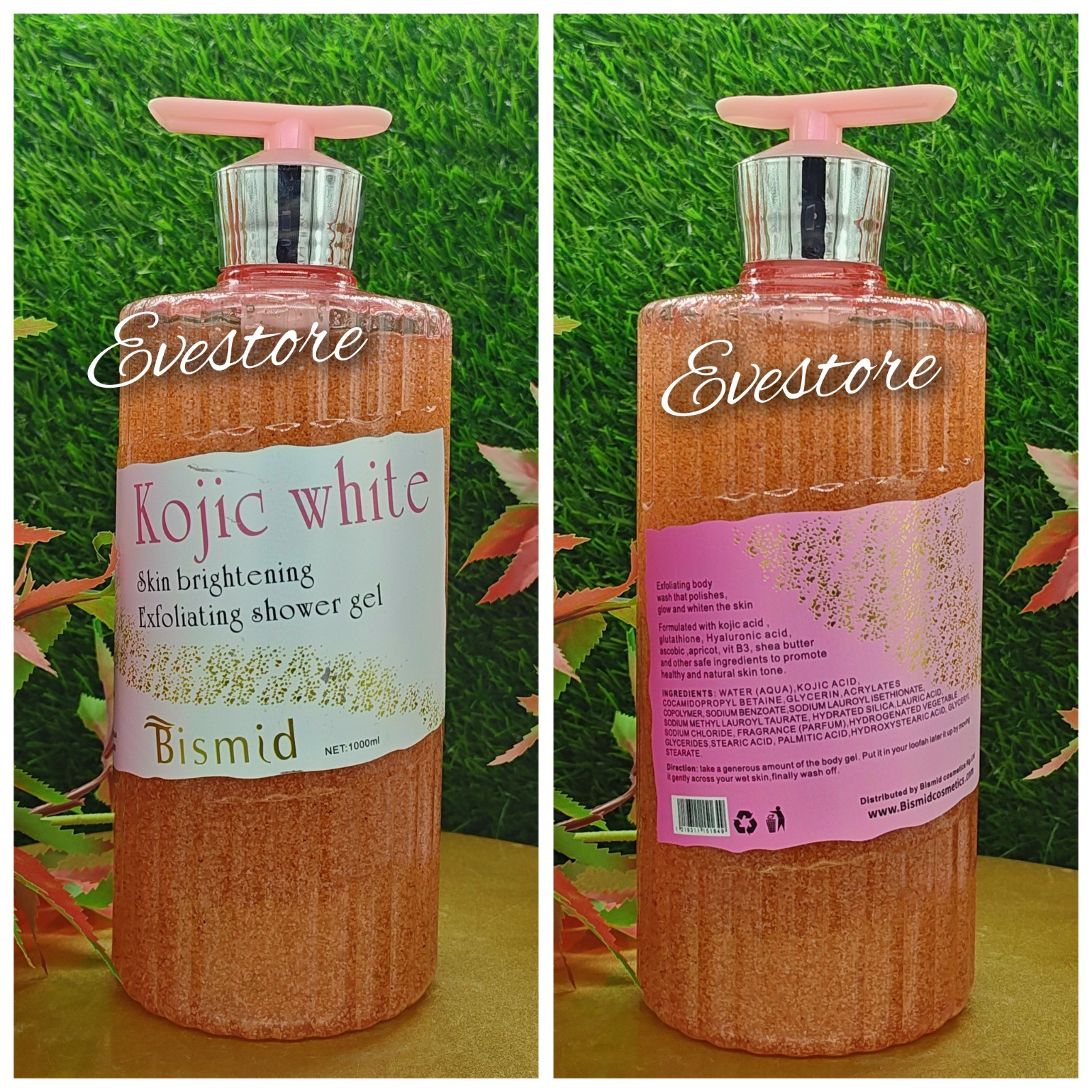 BISMID KOJIC WHITE EXFOLIATING SHOWER GEL