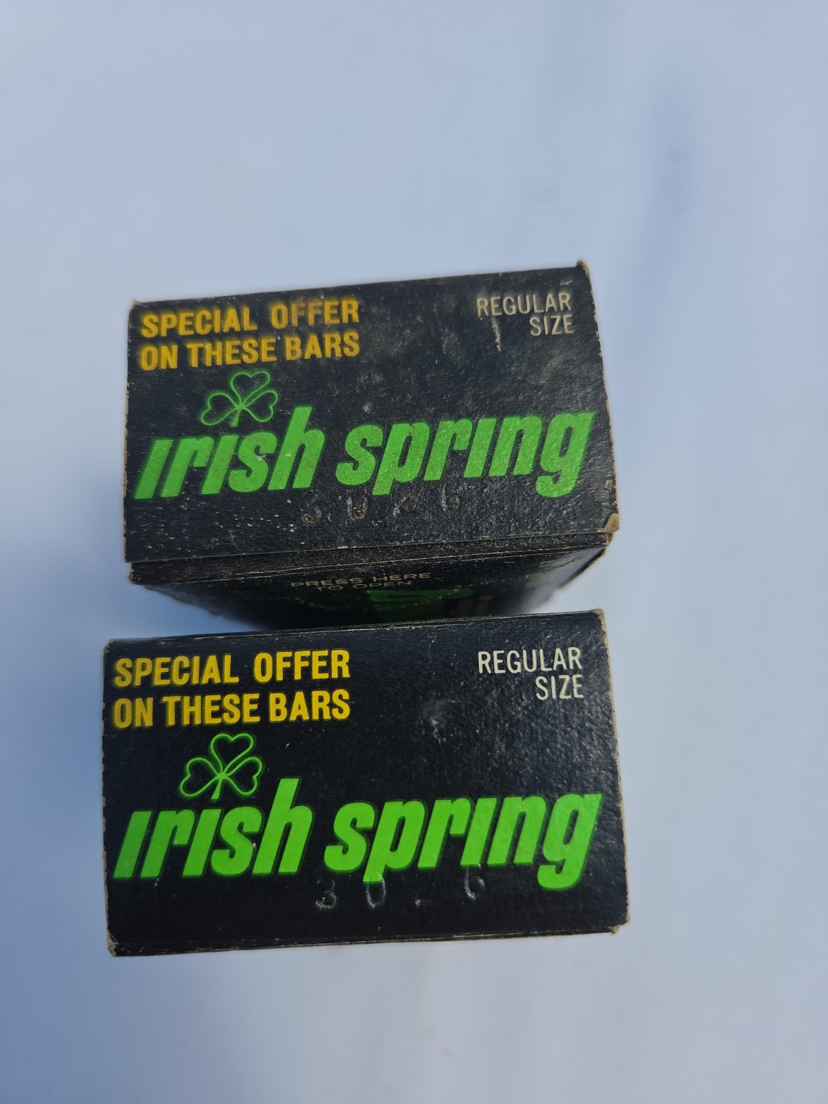 Vintage 1970’s Collectible Irish Spring Deodorant Soap 3.5oz 2 Bars