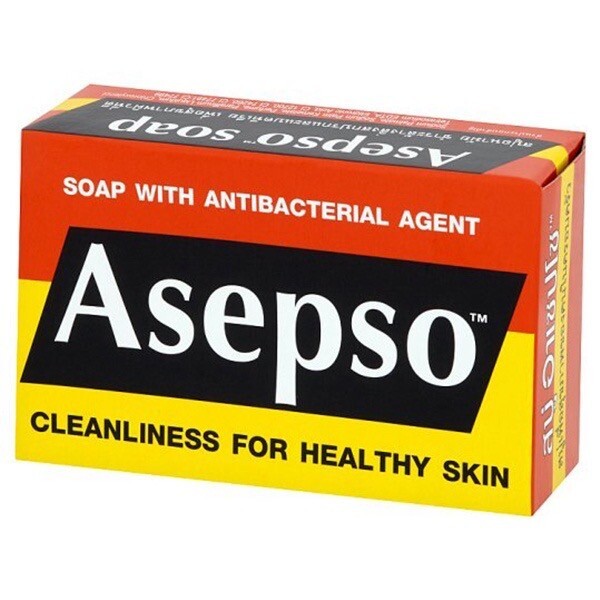 12 Bars Asepso Bar Soap Original Formula Washes Away Bacteria Dirty Healthy Skin