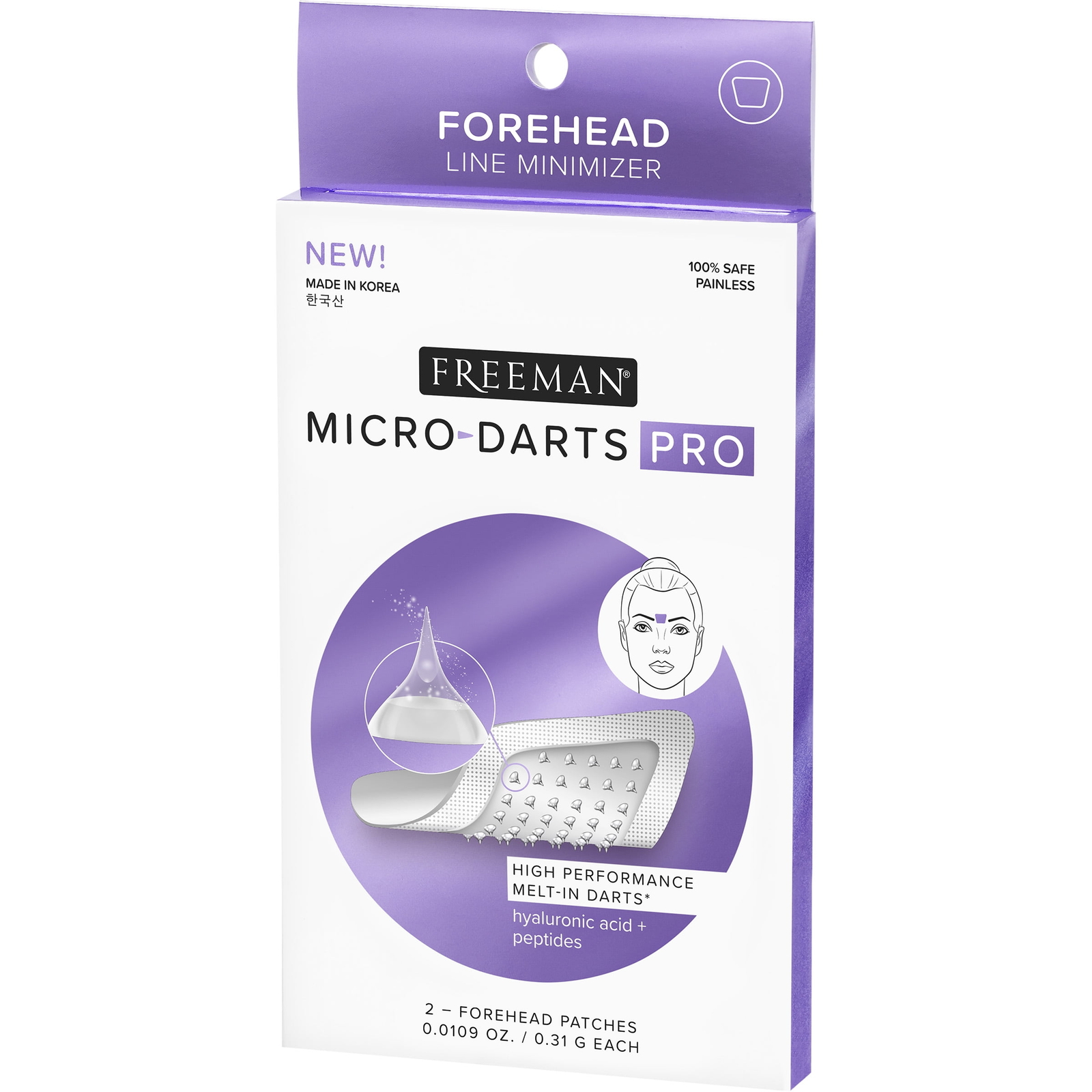 Freeman Micro-Darts Pro – Forehead Patches, 1 Count