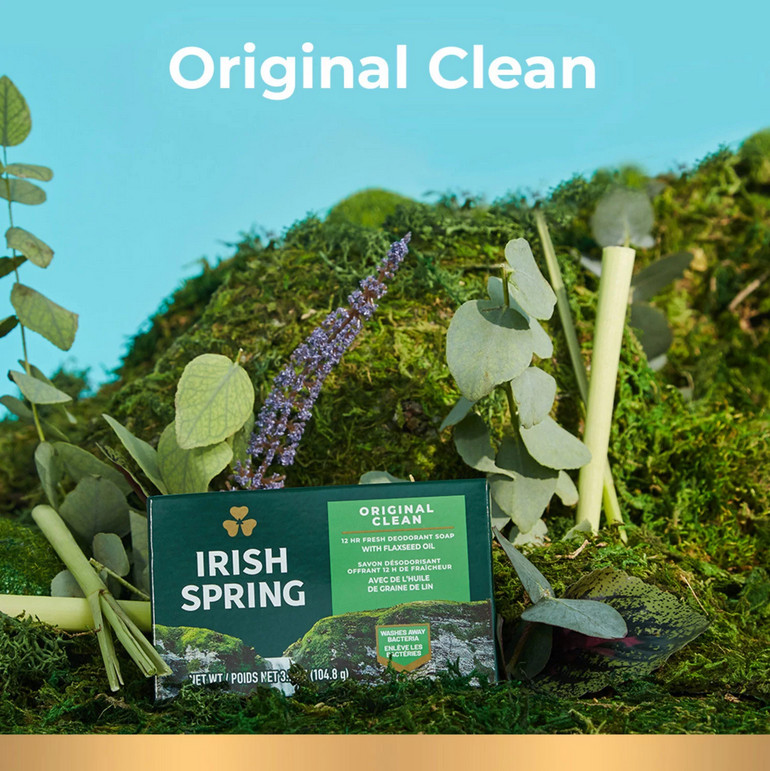 20 Irish Spring Original Deodorant Soap 4 oz.