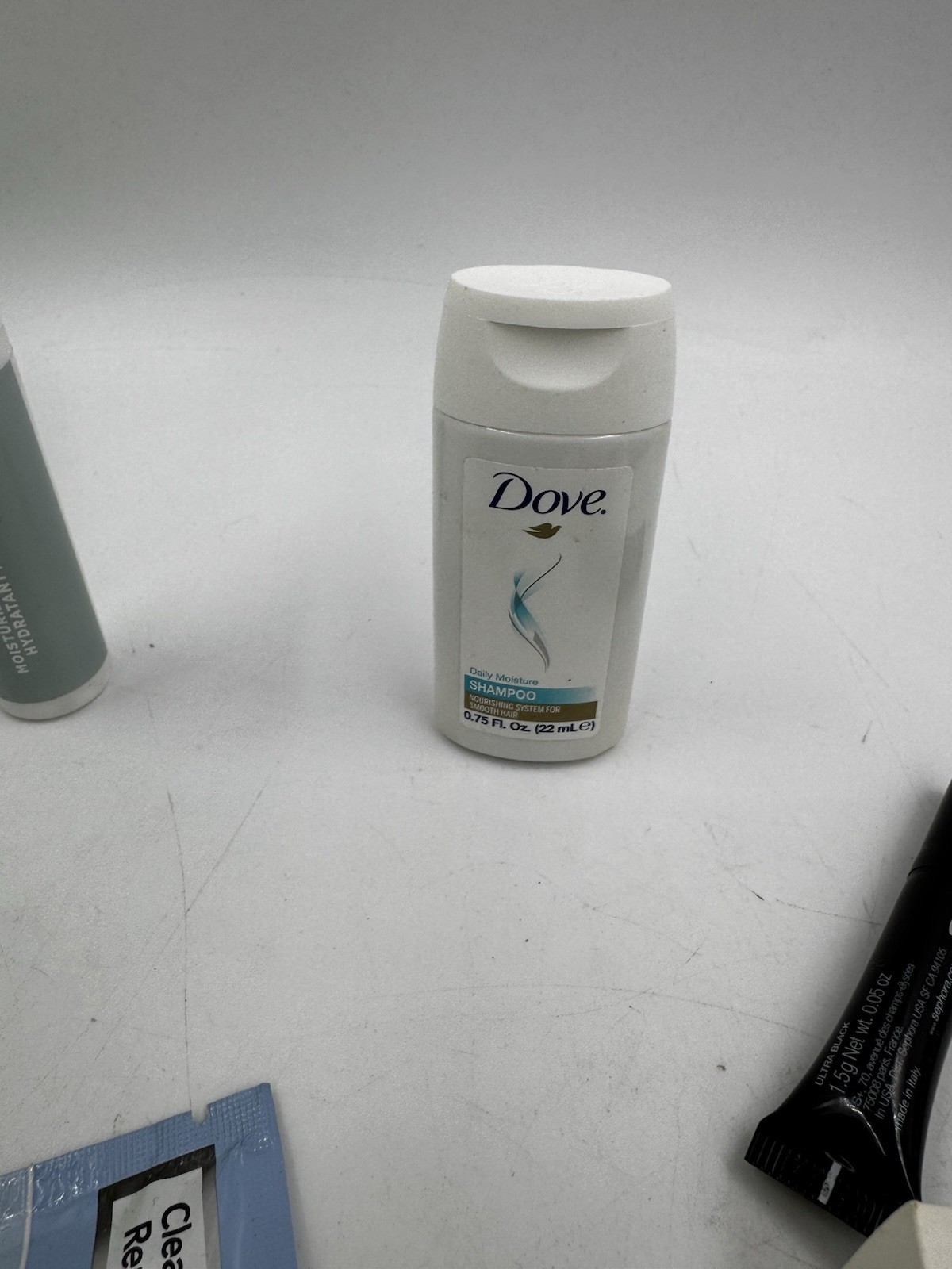 Mixed Lot of Trial Travel Size Toiletries Dove Bar Soap, Neutrogena Bath Soap,