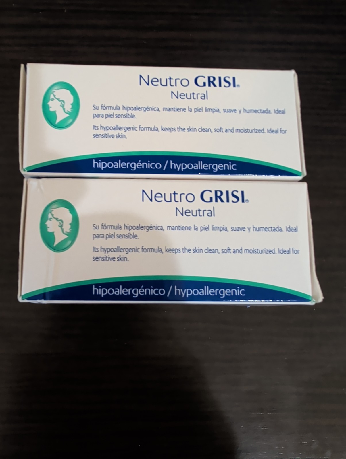 GRISI Neutral Soap 3.5 oz 2-Pack Hypoallergenic Bar Soap Sensitive Skin