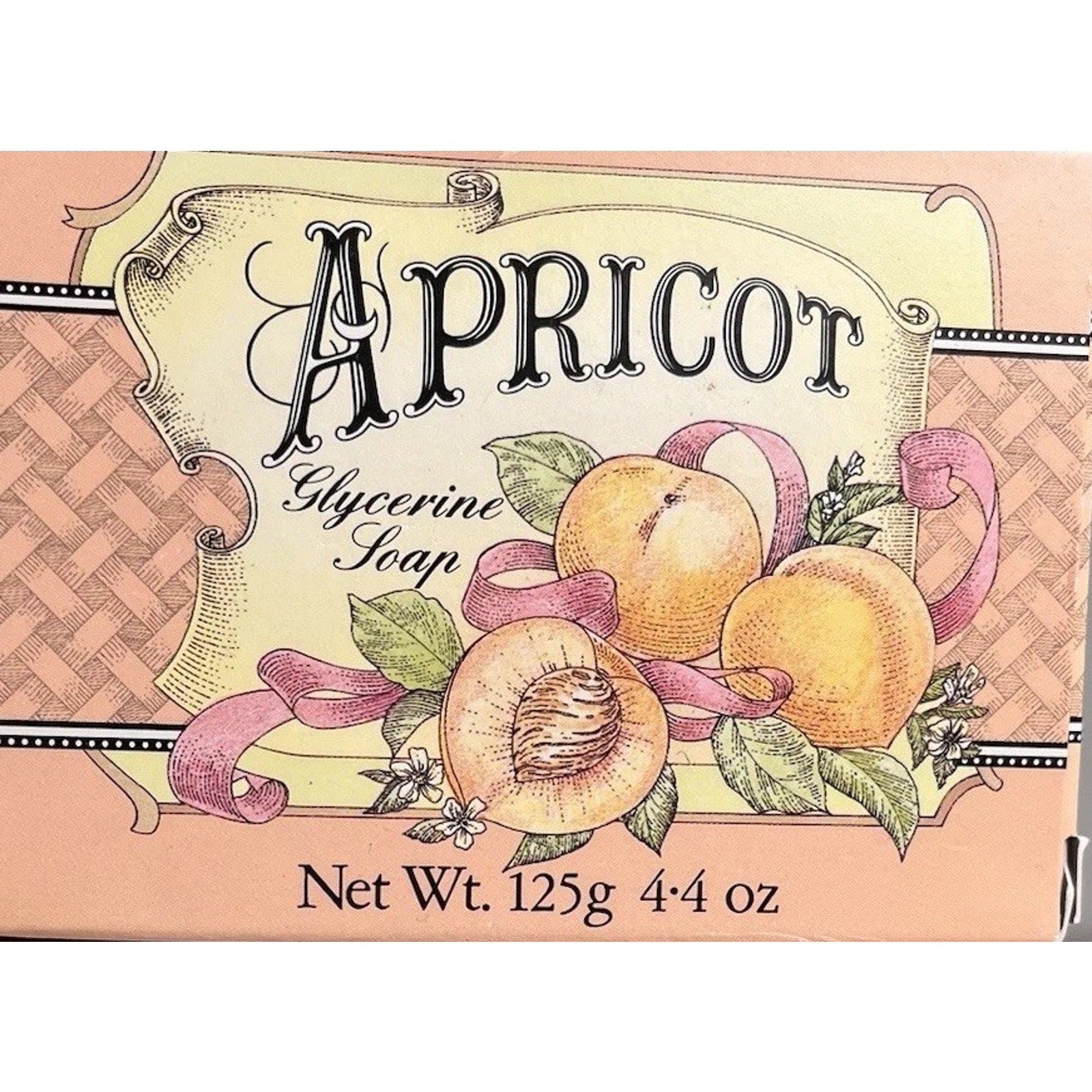 Vintage Victorias Secret Soap Apricot Glycerin Bar 4.4 oz Germany HTF 1988 Lot