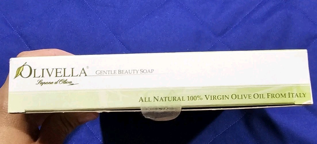 Olivella Gentle Beauty Soap 100% Virgin Olive Oil From Italy 3.52 OZ. 8 pack