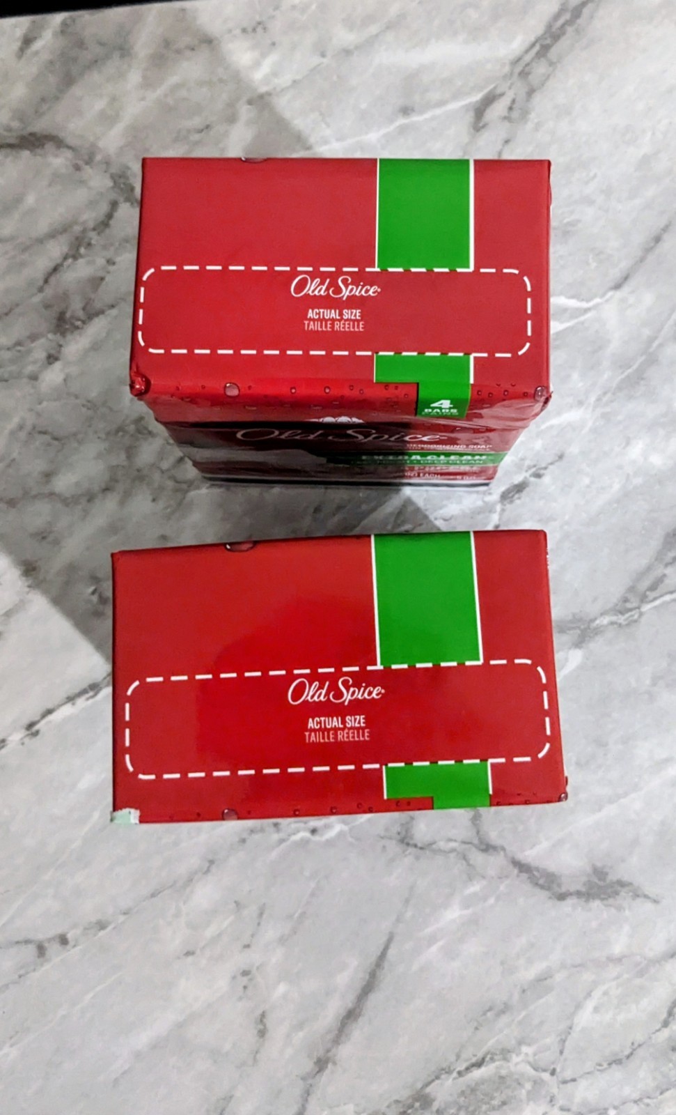 2X Old Spice Deodorizing Bar Soap Extra Clean Fresh & Deep Clean 3.17 oz. 8 Bars