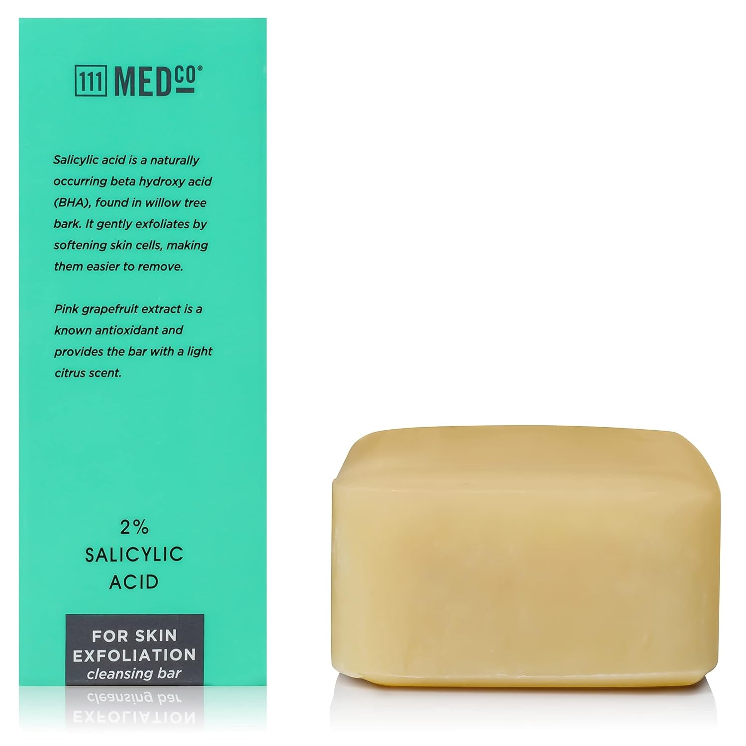 111MedCo 2% Salicylic Acid Cleansing 4oz. Medicated Soap Bar