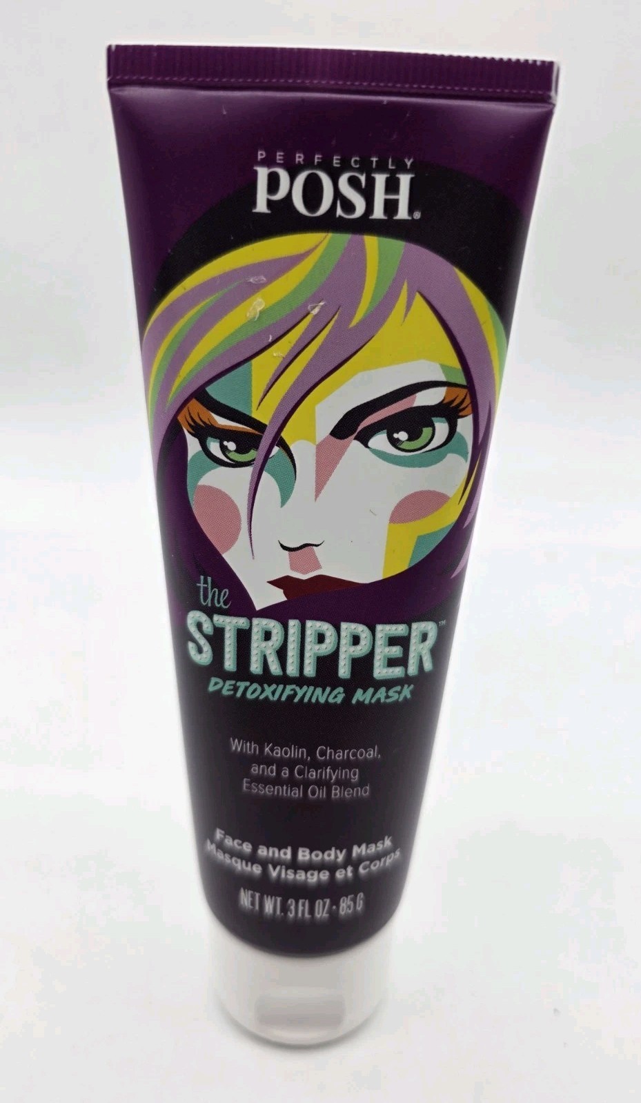 Perfectly Posh The Stripper Detoxifying Mask Face and Body Sealed ~ 3 Fl Oz