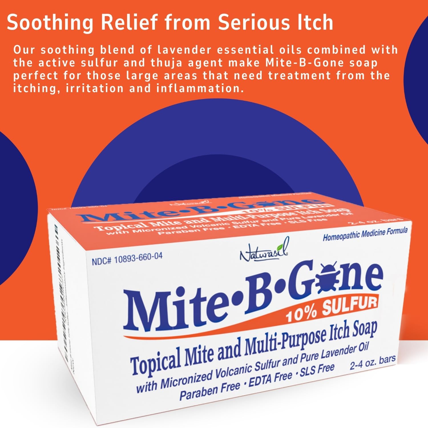 Soothing Soap with Volcanic Sulfur & Lavender – Fast Relief for Skin Irritations
