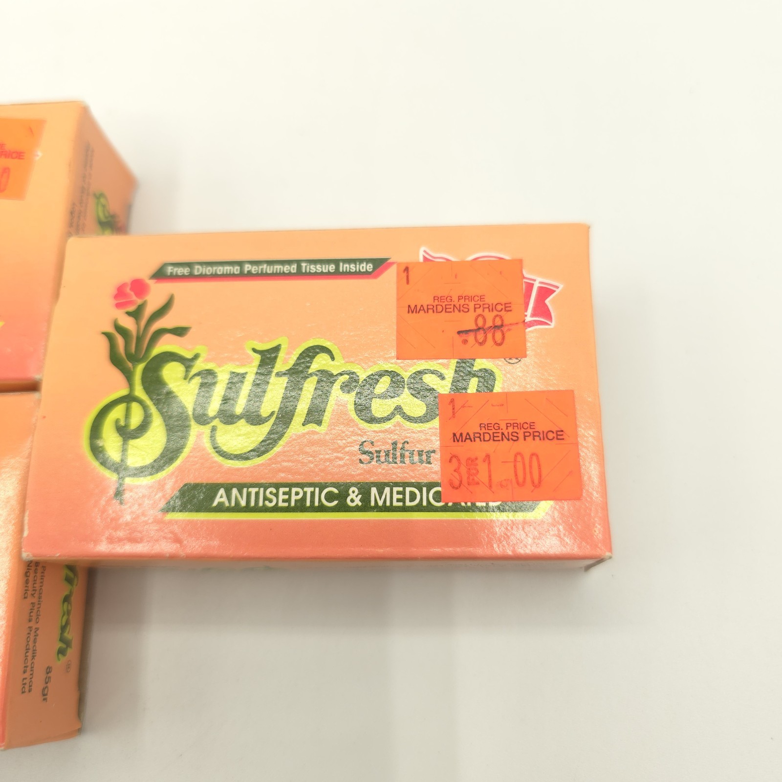 3 Sulfresh Sulfur Soap 85g Bars Lot Antiseptic Medicated 10% Sulfur New Sealed