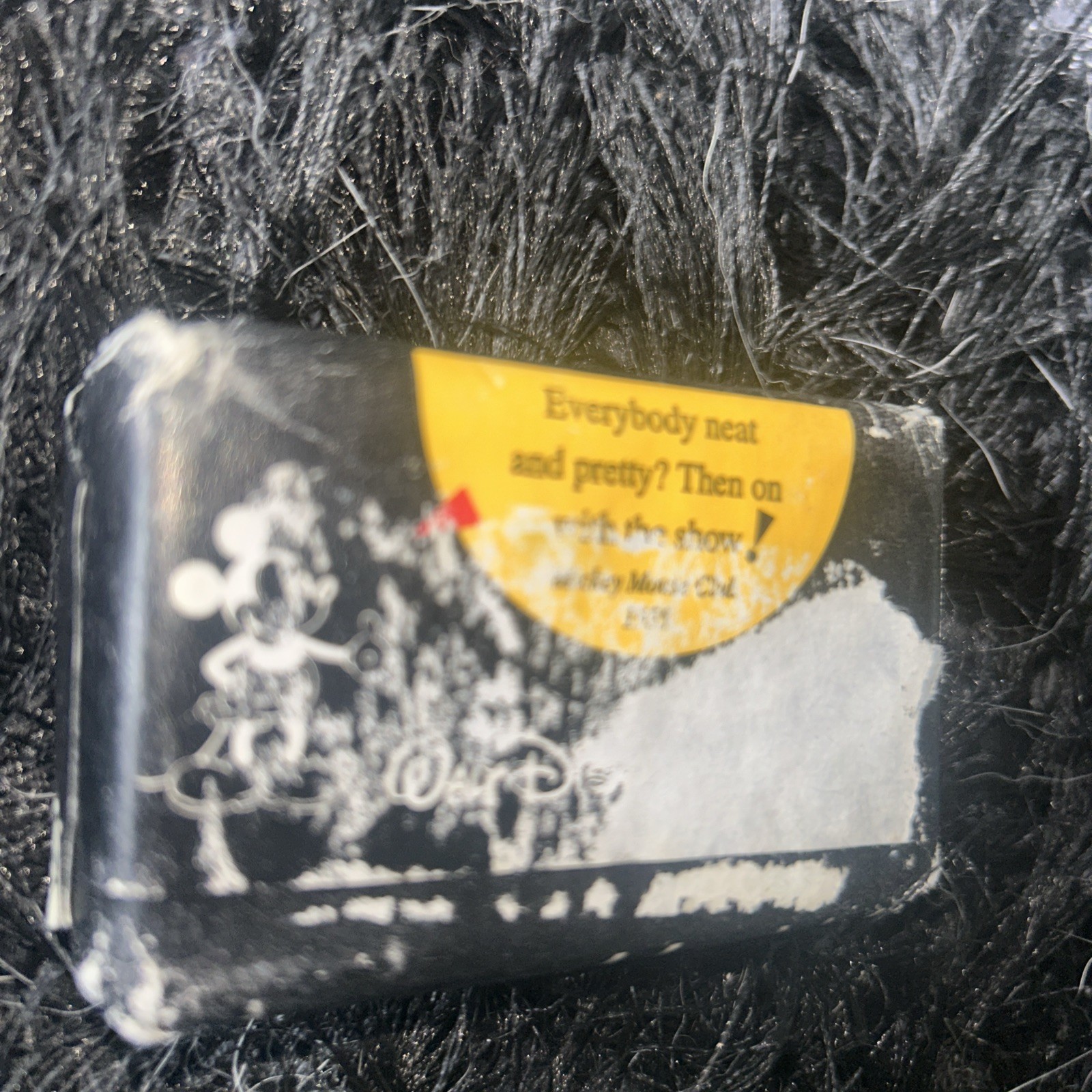 Walt Disney Resort Mickey Mouse Bath Bar Soap HD29 Vintage b9
