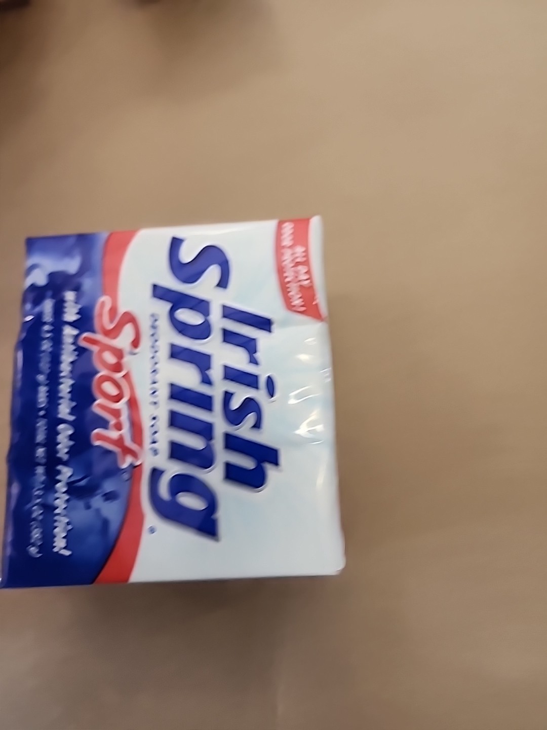 Irish Spring Sport Deodorant Bar Soap 4.5oz each bar 3-Pack Sealed VTG NEW
