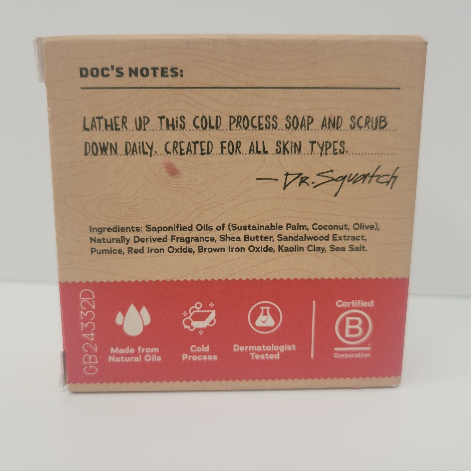Dr. Squatch Sandalwood Summit Bar Soap